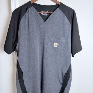 Carhartt Men's Two-Tone Gray and Black Tee